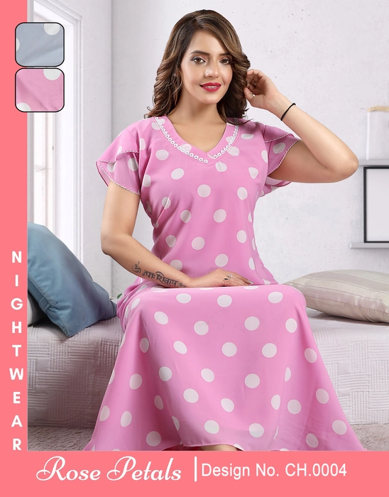 Western Cotton rayon Ladies Night Gowns at Rs 400/piece in Faridabad | ID:  22372817855