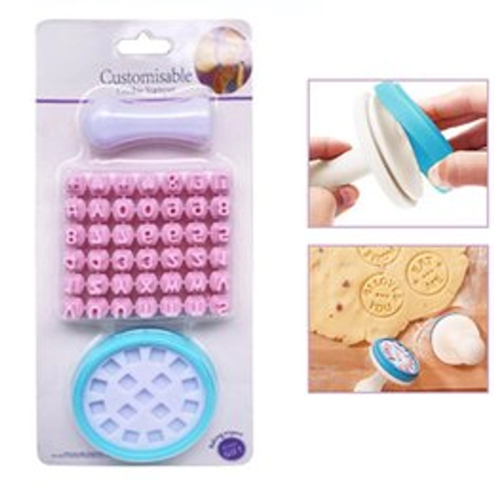 Plastic Mini Fondant Cutters Mold Art Number Letter Stamps For Cake Decorating Tools - Divena In