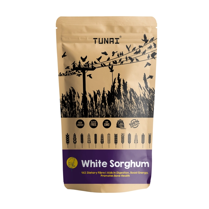 Tunai White Sorghum Millets Bird Feed | 450g | Bird Food For CANARIES, FINCHES, BUDGIES, PARAKEETS, PARROTLETS, CONURES, ECLECTUS, SENEGALS, CAIQUE PARROTS, COCKATEILS, SMALL CONURES, & QUAKER PARROTS