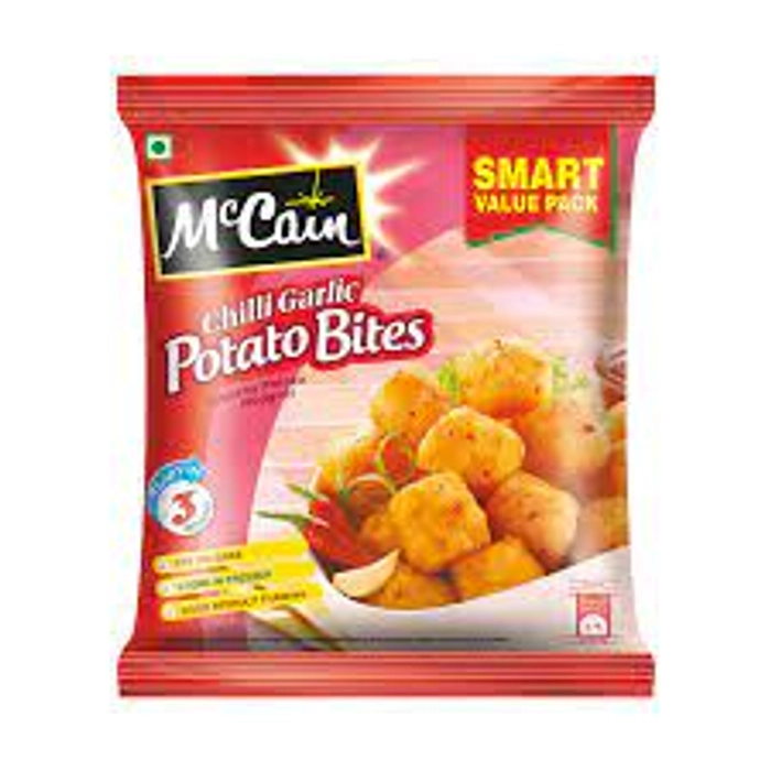 MCCAIN CRUNCHY POTATO BITES WITH CHILLI GARLIC 450