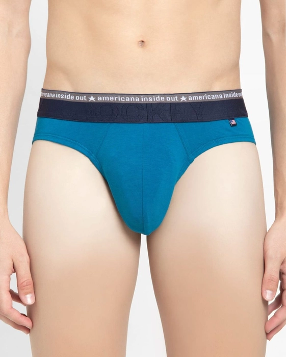 Jockey Men's Super Combed Cotton Solid Brief with Ultrasoft