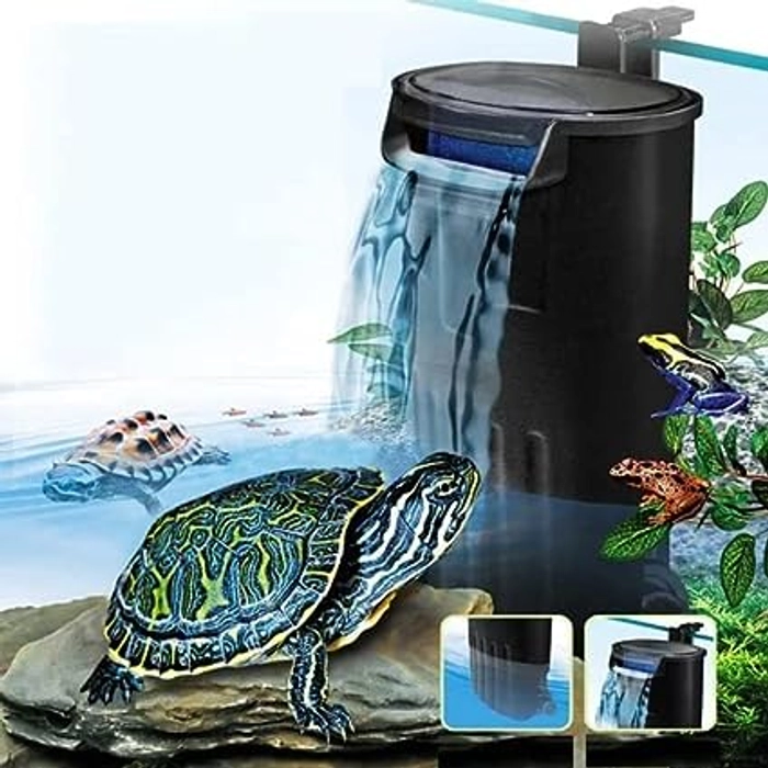 Sobo WP-208H Low Water Waterfall Fish Tank Hanging Circulation Filter Pump for Turtle, Reptile, Etc.