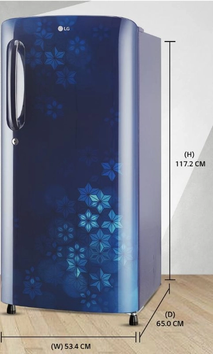 LG single Refrigerator 215 L(3 star)