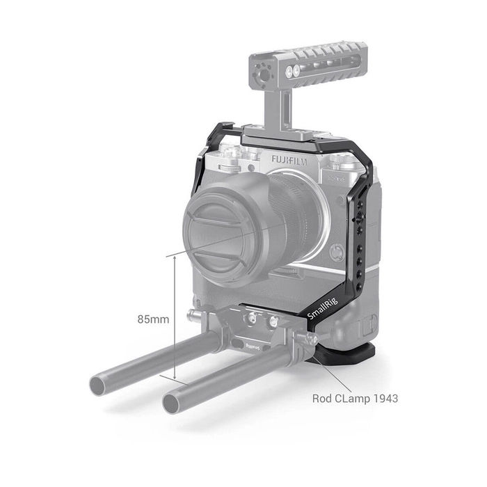 SmallRig CCF2810 Cage for Fujifilm X-T4 with VG-XT4 Vertical Battery Grip