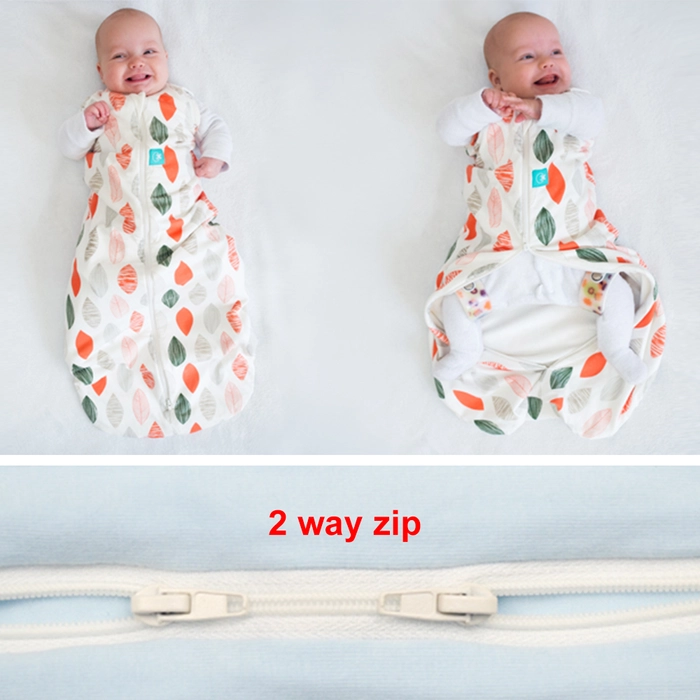 Zip Swaddle 2-Way Comfort Sleep Bag Infant Baby Wrap Blanket For Baby (0-12 Month) Bedung Bayi Blanket