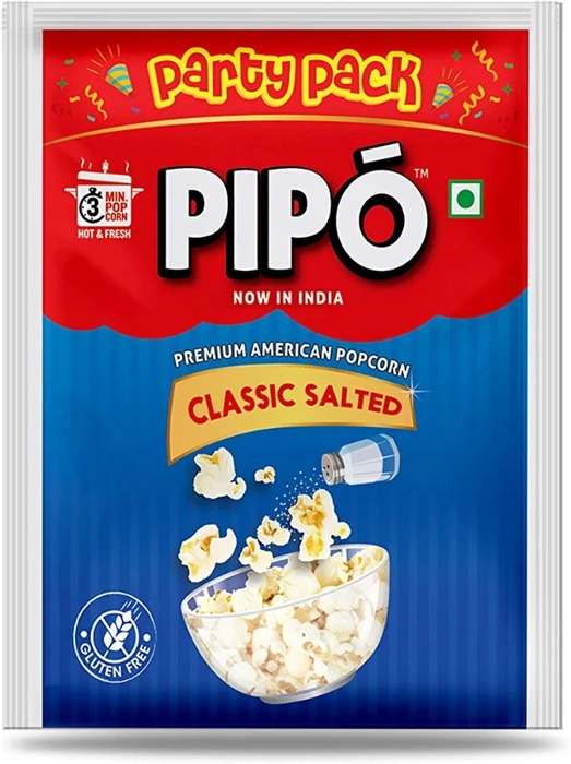 Crave-Worthy Classic Salted Popcorn - PIPO 40Gm