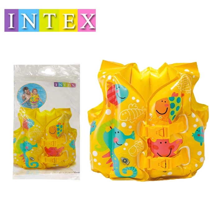 Swim Vest Inflatable Float Kid Life Jacket For Age 3 to 6 Years Pelampung