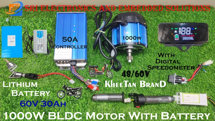 48/60V 1000W BLDC MOTOR KIT + Digital speedometer