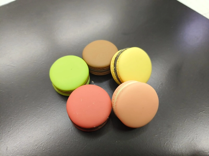 5 PCs Multicolor Artificial Macaron Cookie for Cake Topper