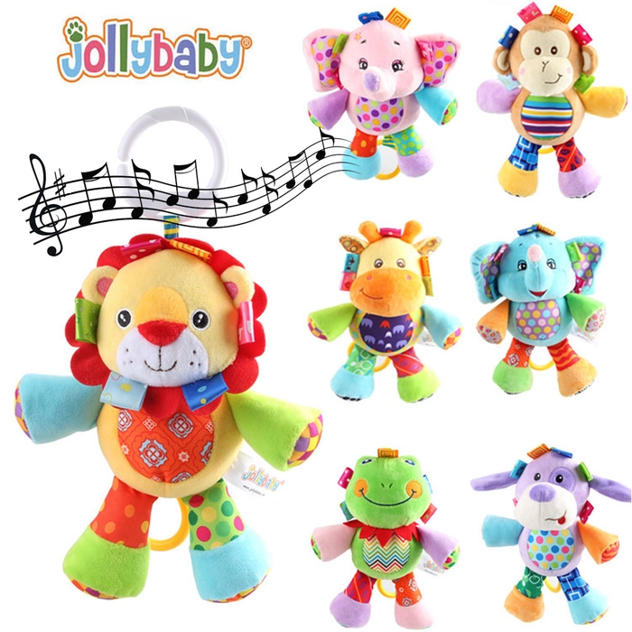 Jollybaby Hanging Toy with Music Baby Early Development For Stroller Bed Playpen baby toys