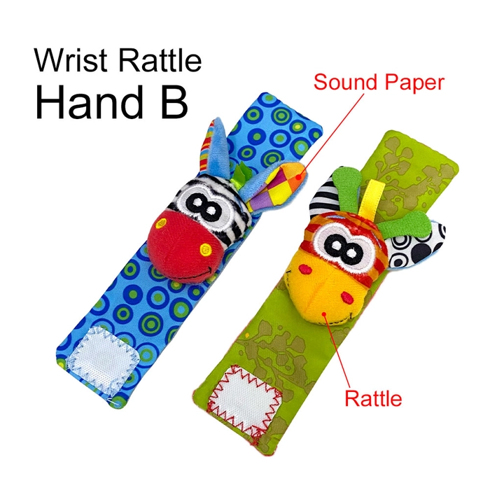 Baby Hand Wrist Rattle Sock Foot Finders Development Toy Strap Rattle Socks SKK Sozzy