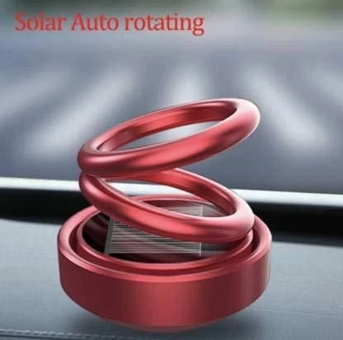 Premium Solar Rotating Car Air Freshener With Long Last Fragrance