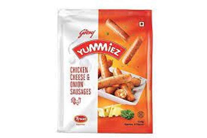 Yummiez Chicken Cheese And Onion Sausages 250Gm