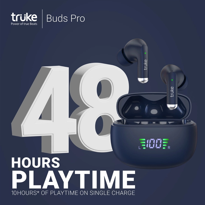 Truke Buds PRO: Hybrid ANC TWS Earbuds. Shop Now!
