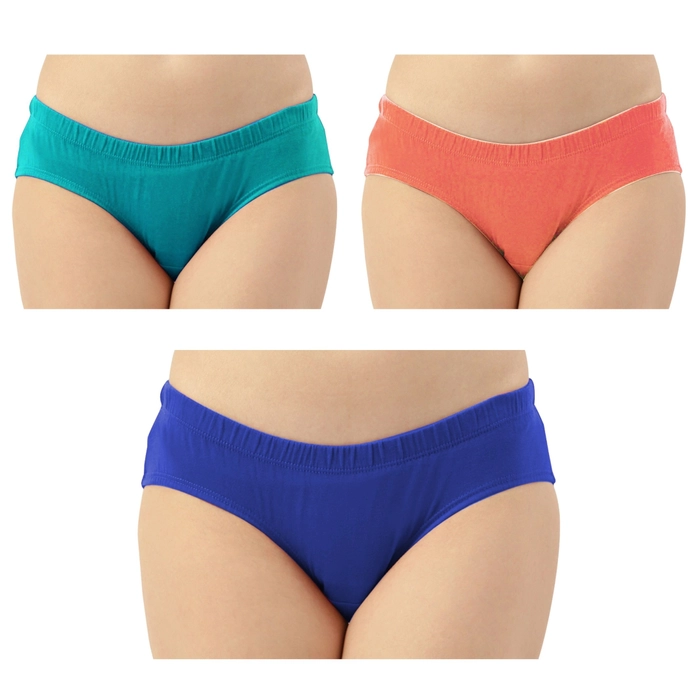 Buy online Pack Of 3 Cotton Hipster Panty from lingerie for Women by In  Care for ₹489 at 29% off