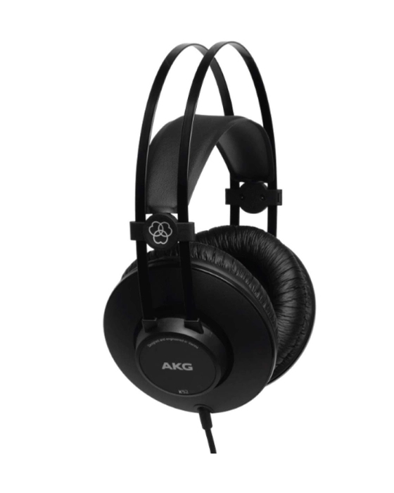 AKG K52 Closed Back Headphone in Black High Quality Sound