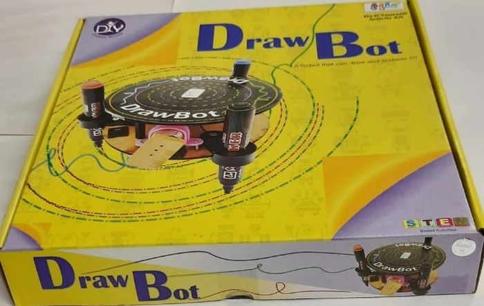 Draw Bot - A ROBOT that can draw and scribble | Do-It-Yourself Science Activity Kit