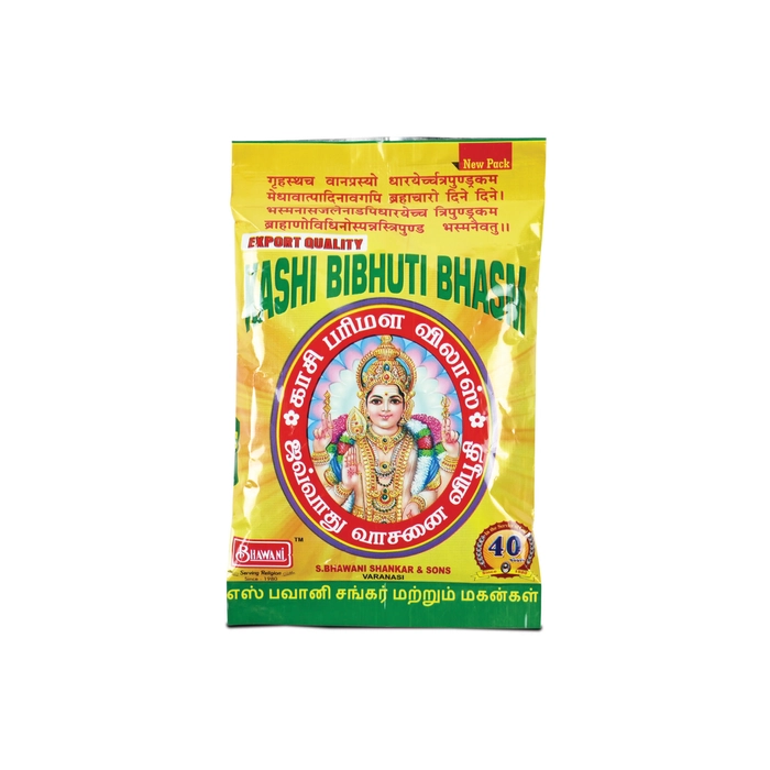 Kashi Vibhuti Bhasm Export poly pack (200 gm)