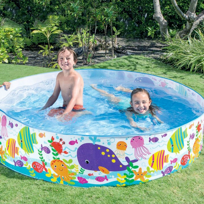 Intex 56451 56452 Kids Children Ocean Snapset Play Pool Playing Water Kolam Main Air Toys