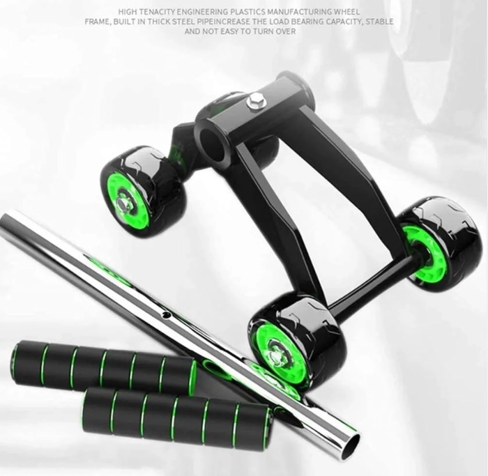 Ab Roller 4 Wheel Toner Exercise Equipment for Abdominal Core Workouts