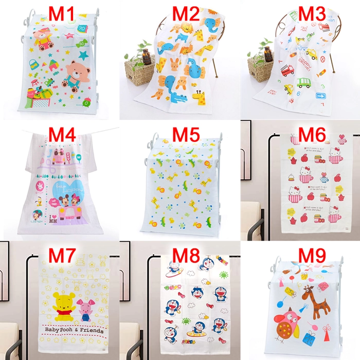 Baby Kid Children Adult 40++ Design Bath Towel 60cm x 120cm Honeycomb Super Soft Good Absorbent Quick Dry M