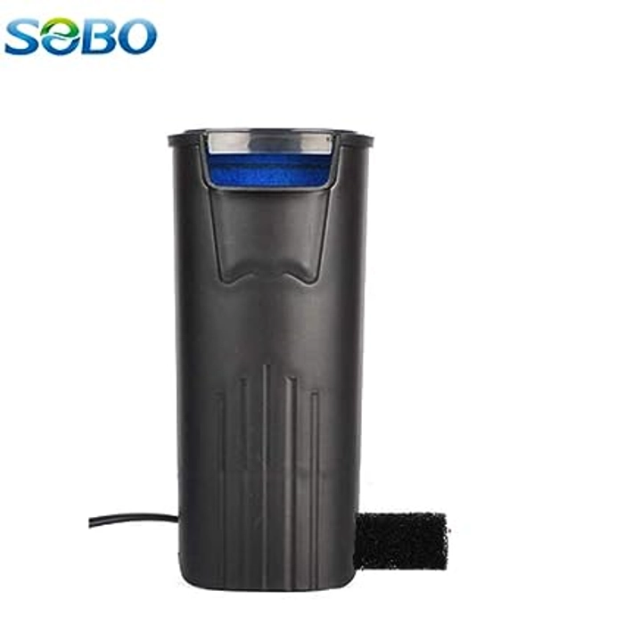 Sobo WP-208H Low Water Waterfall Fish Tank Hanging Circulation Filter Pump for Turtle, Reptile, Etc.