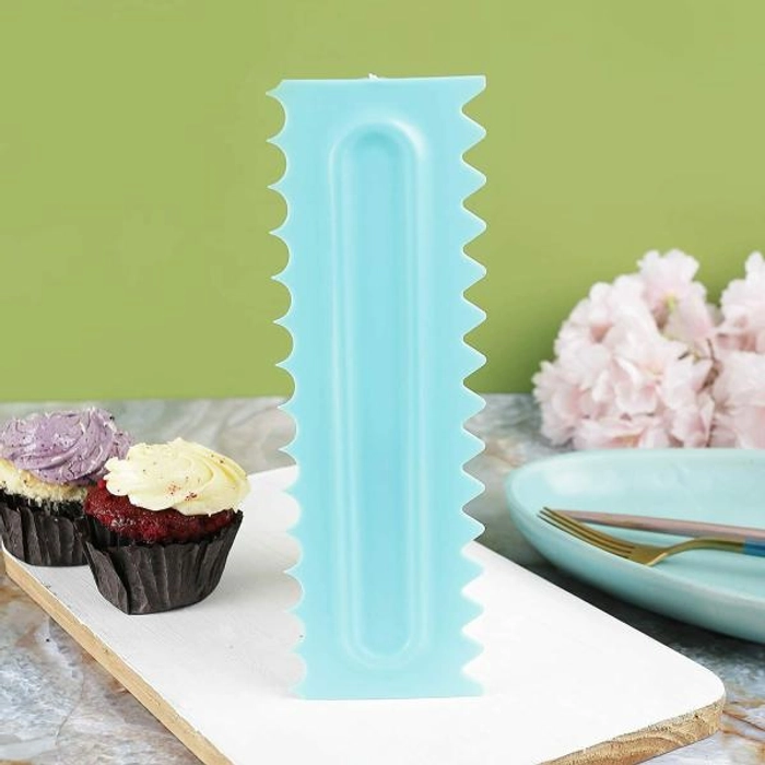 Cheers US 4Pcs/Set Acrylic Cake Scraper Comb Cake Edge Smoother Clear Icing  Tool 11 Patterns for Decorating Cake Shape - Walmart.com