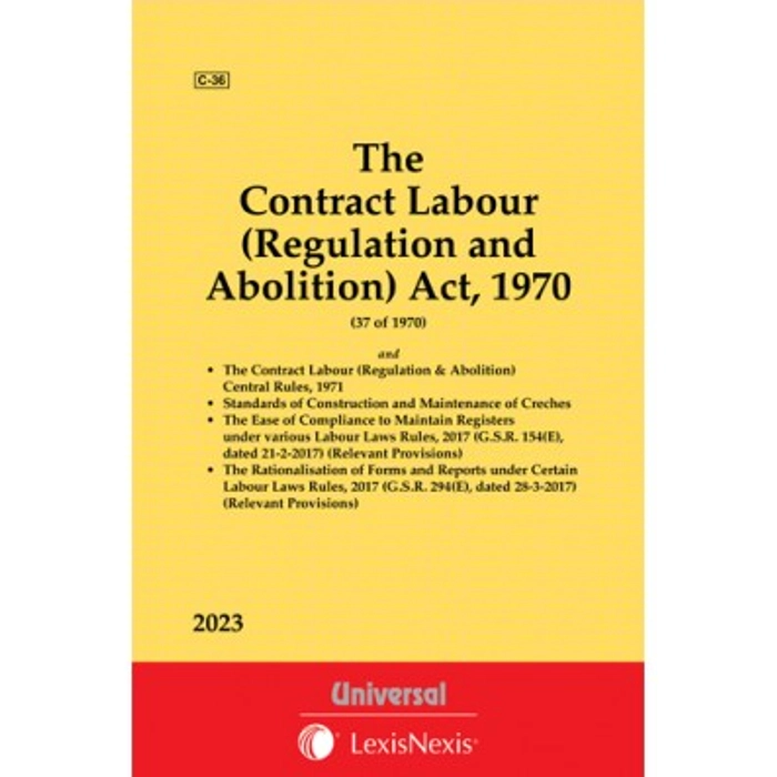 The Contract Labour (Regulation And Abolition) Act, 1970 Along With ...