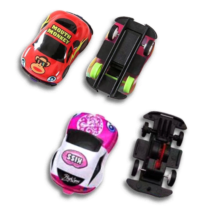 5/pk Mini Pull Back Car Random Design Mini Plastic Vehicle Kereta Mainan