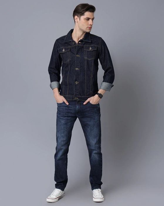 Buy Navy Blue Shirts for Men by Prototype Online