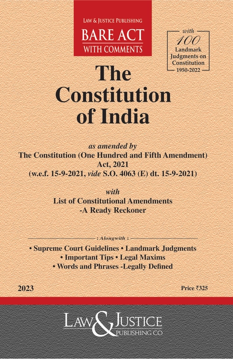 Constitution of India (as amended by One Hundred and Fifth Amendment ...