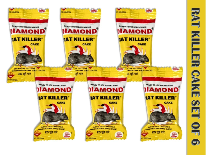 Diamond Rat repellent Biscuit Rat Cake Rodent repellent Control Pet Safe  (Set of 1) : Amazon.in: Garden & Outdoors