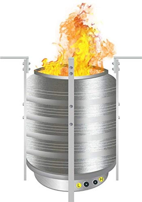 PEPL Biostove(Gasification Chulha, Stainless Steel - XXL)