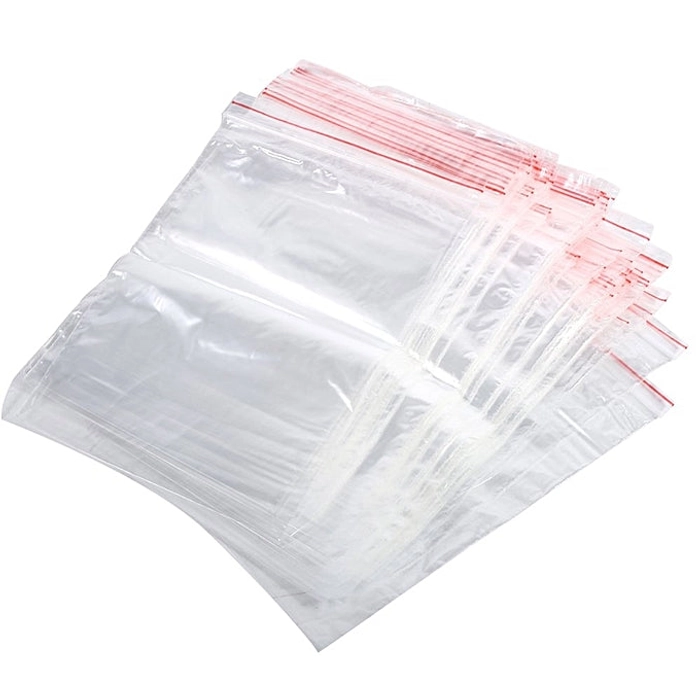Plastic Storage Bag, Clear, 8 x 8 - 100 pack