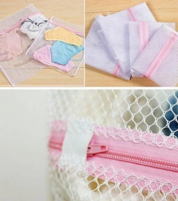 Hosiery Saver Bras Protector Net Mesh Clothes Sock Washing Organizer Zip  Bags Women Lingerie Bra Underwear