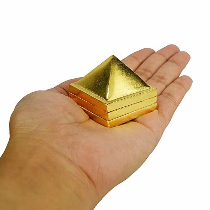 Vastu Healing & Protection Pyramid ( BRASS )