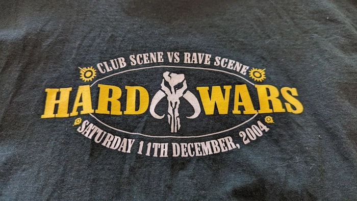 Hard Wars - Club Scene vs Rave Scene T-Shirt (Dark Green)