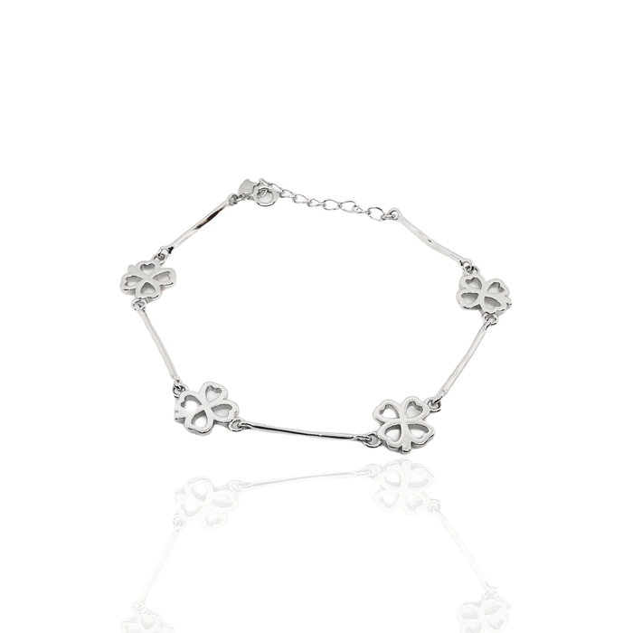 Minimalist Style Plain Silver Jewelry Display Bracelet with Big Heart -  China Plain Silver and Daisy Bracelet price | Made-in-China.com