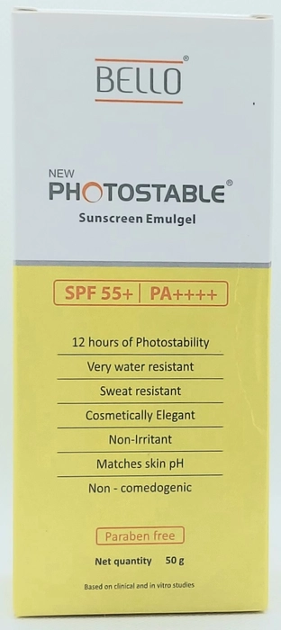 PHOTOSTABLE Sunscreen Emulgel SPF55+ PA++++