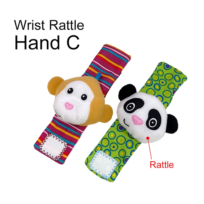 Baby Hand Wrist Rattle Sock Foot Finders Development Toy Strap Rattle Socks SKK Sozzy