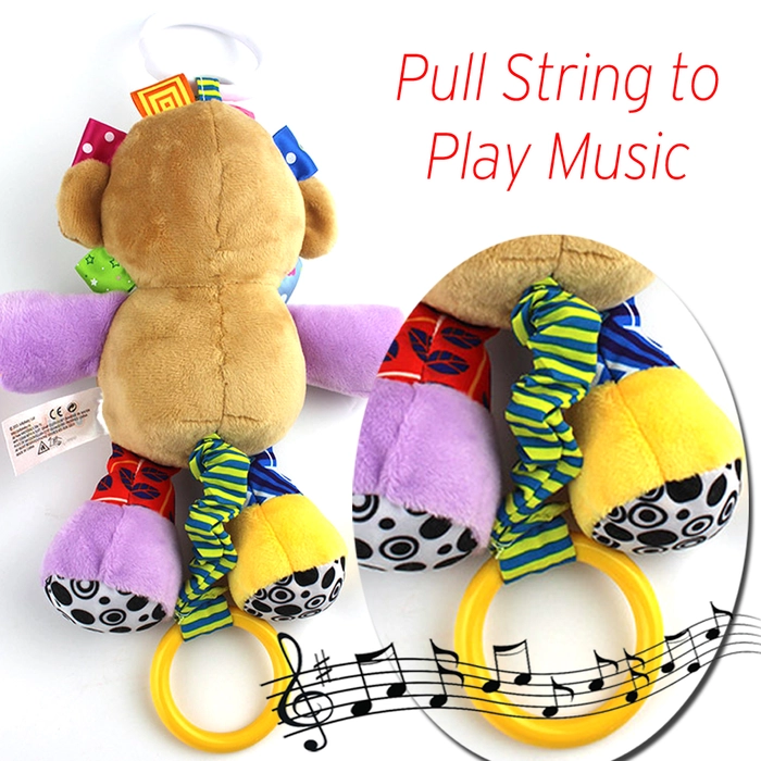 Jollybaby Hanging Toy with Music Baby Early Development For Stroller Bed Playpen baby toys