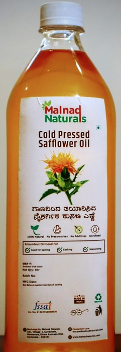 Safflower Oil (100% Natural, Cold Pressed)
