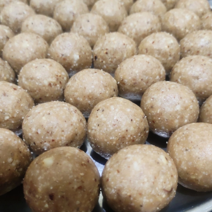 Vegan-Peanut Jaggery Laddu