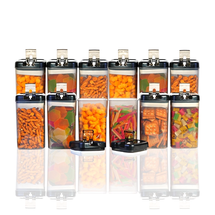 Snaplock Kitchen Containers 1000 ml (Set of 12)