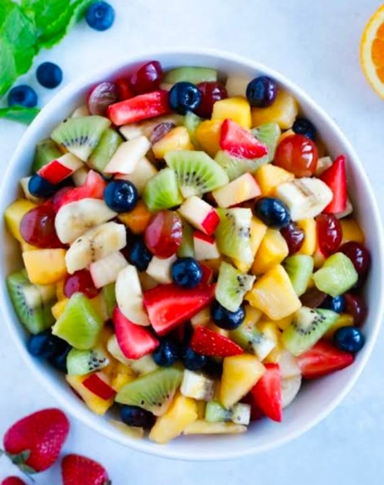 Imported Fruit With Avocado Salad