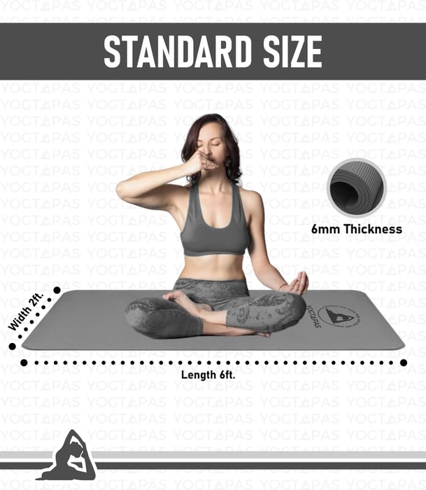 Yogtapas premium 6mm Yoga Mat ( EVA + TPE)