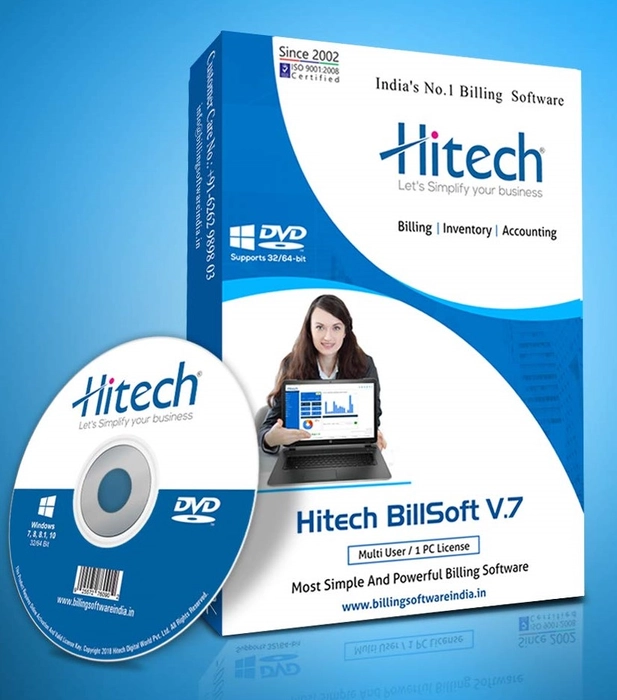 Hitech Restaurant Billing Software  ( Life Time / Unlimited Subscription ).