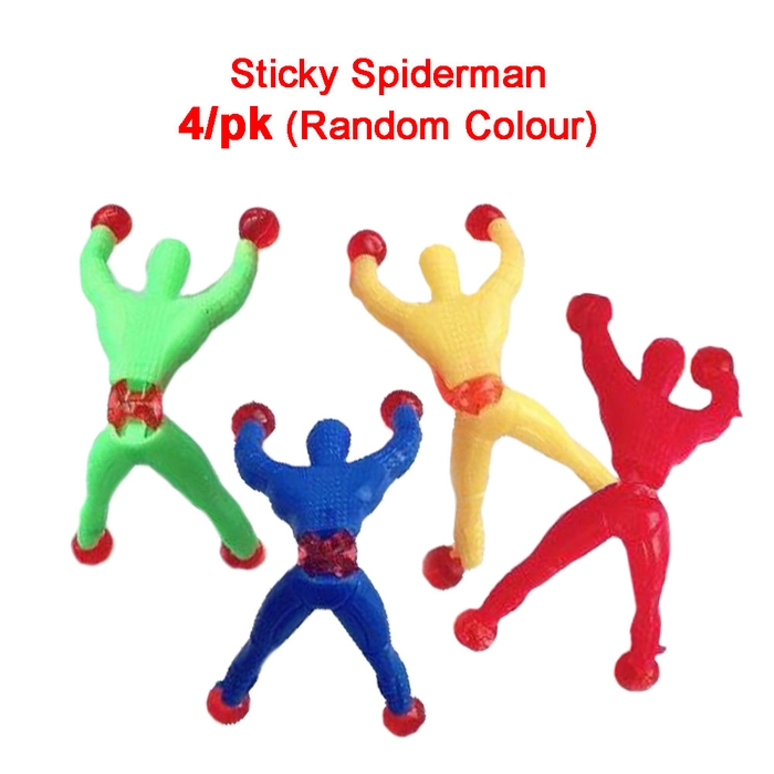 Sticky Spider Man Kids Children`s Toys Climbing Wall Sticky Toys