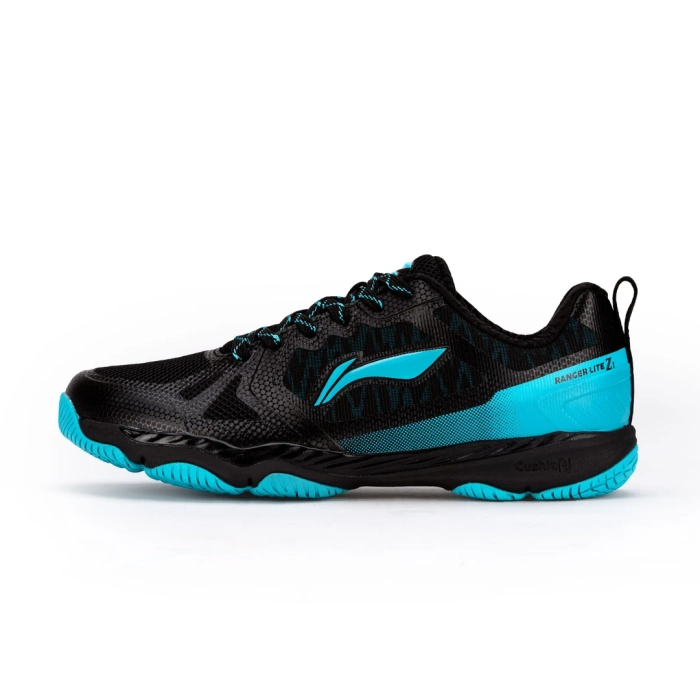 Li-Ning Ranger Lite Z1 Badminton Shoe (Black/Turquoise) - Warrior 