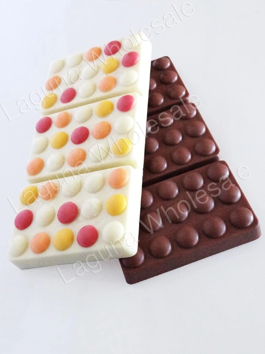 3 Cavity Round Doted Silicone Diwali Chocolate Bar Mold Cake Tools